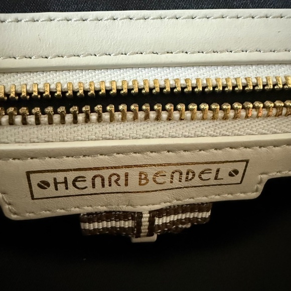 Henri Bendel Leopard Calf Hair Crossbody/ Shoulder Bag Purse Gold Chain - Picture 12 of 12